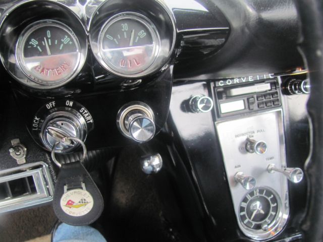 1962 Black Chevrolet Corvette Convertible