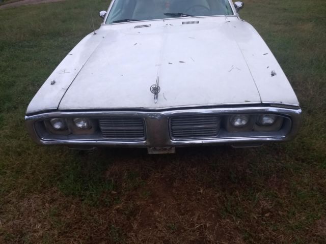 1973 White Dodge Charger Coupe
