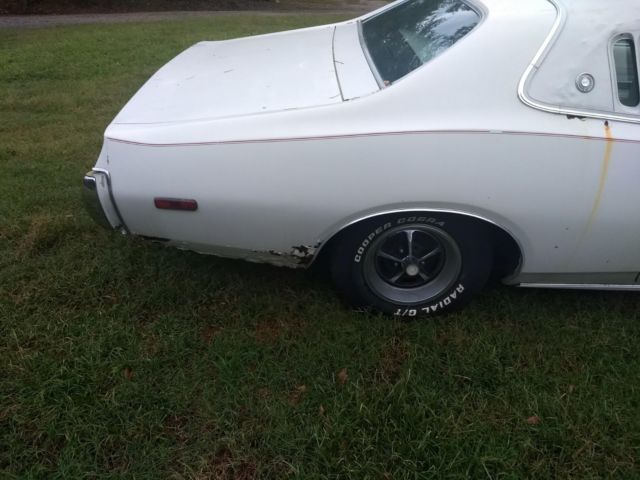 1973 White Dodge Charger Coupe