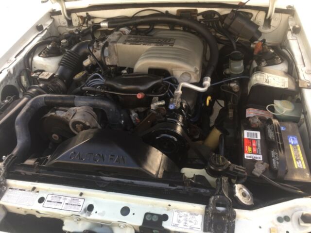 1993 White Ford Mustang Convertible