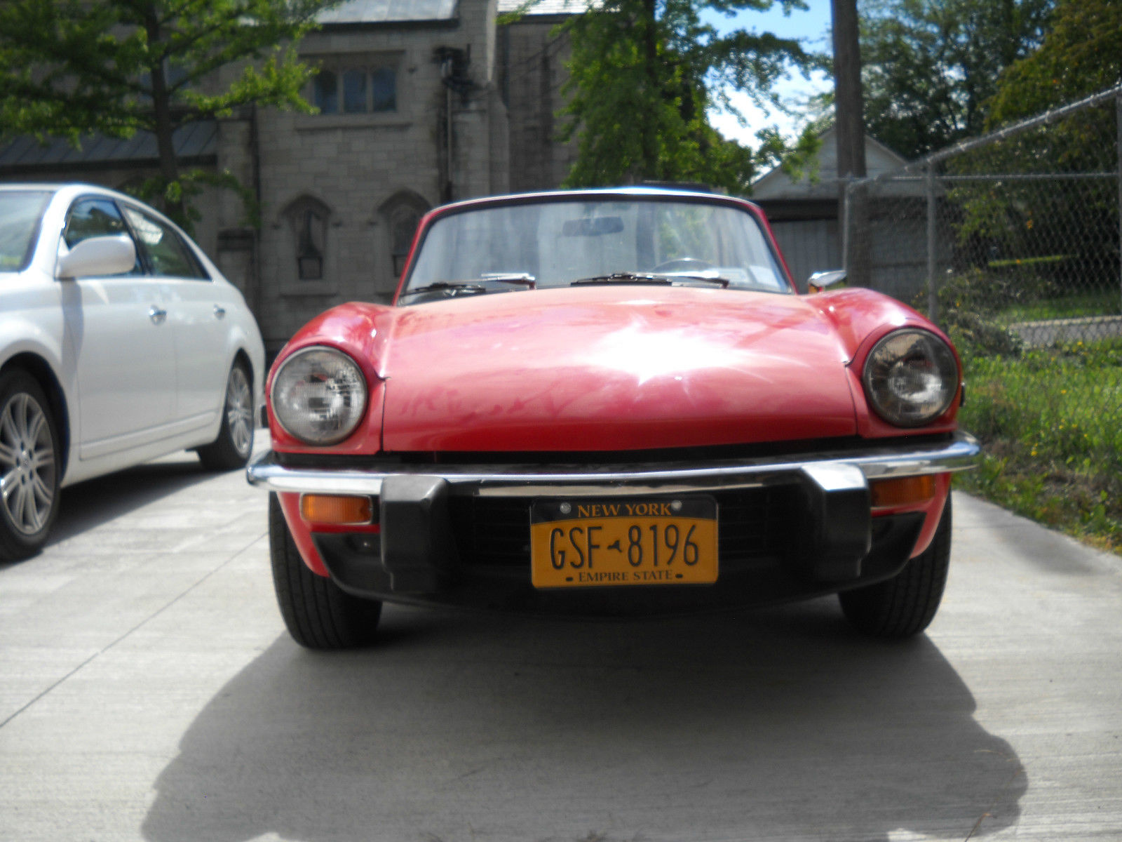 1976 Red Triumph Spitfire Roadster