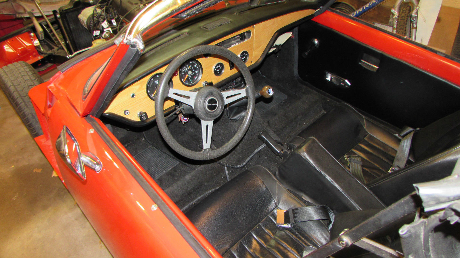 1976 Red Triumph Spitfire Roadster