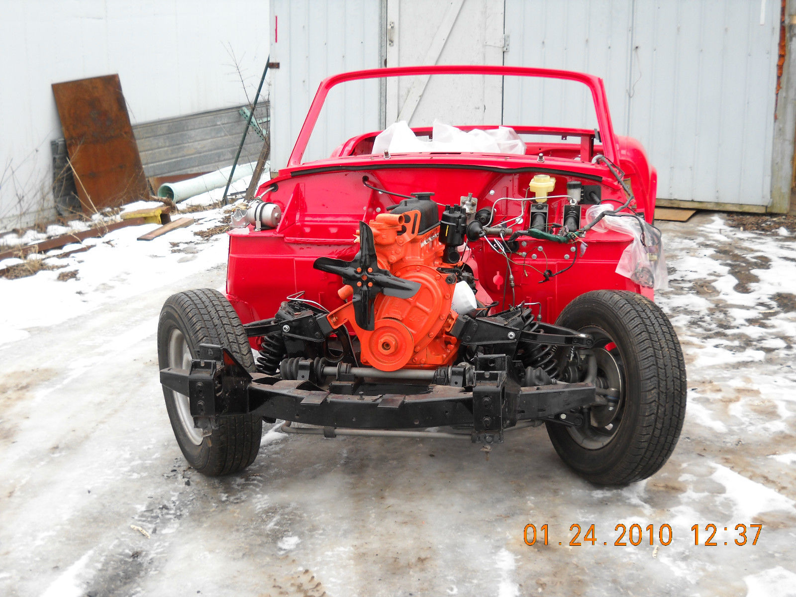 1976 Red Triumph Spitfire Roadster