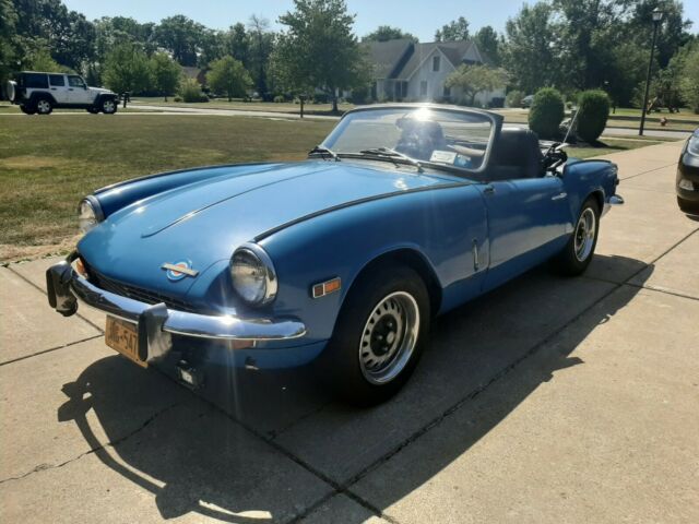 1970 Blue Triumph Spitfire