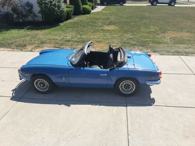 1970 Blue Triumph Spitfire