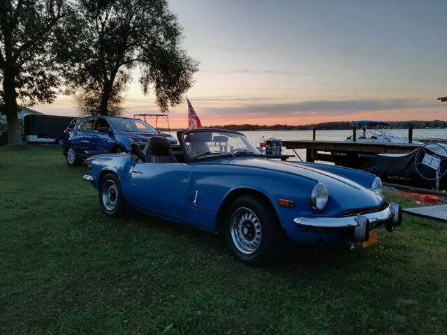 1970 Blue Triumph Spitfire