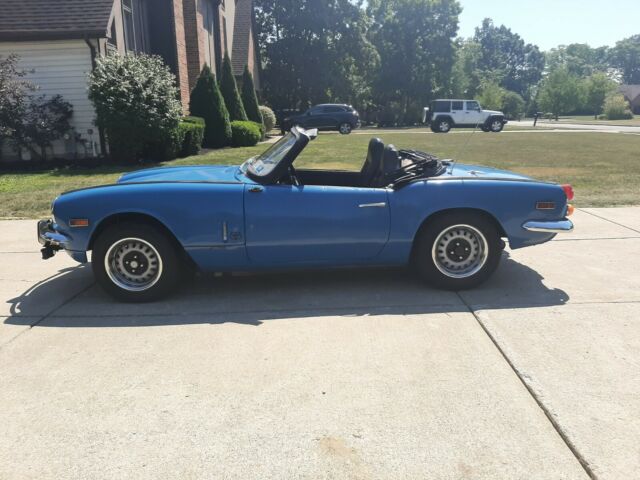 1970 Blue Triumph Spitfire