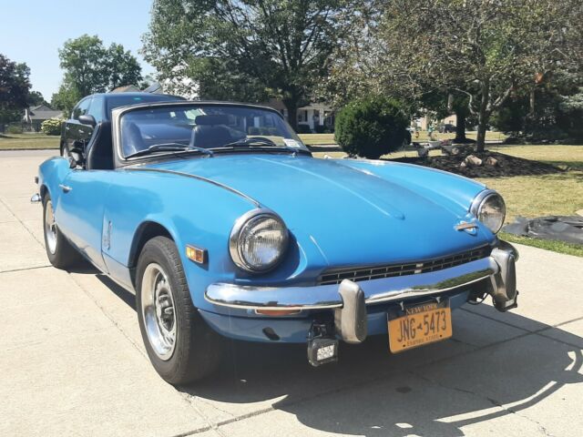 1970 Blue Triumph Spitfire