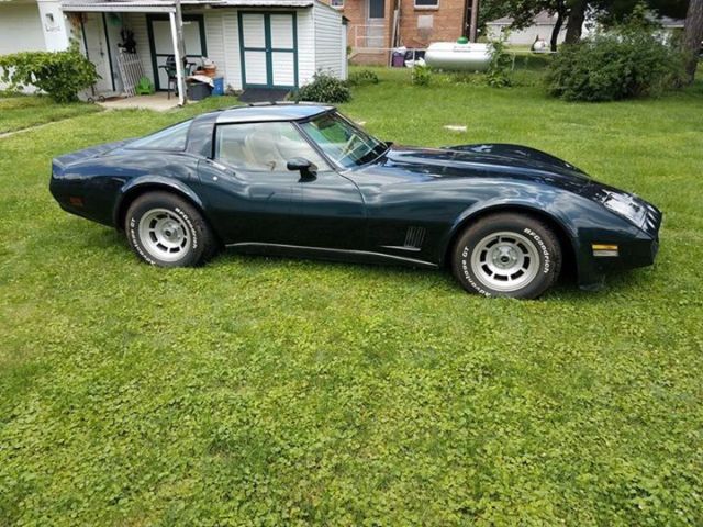 1980 Green Chevrolet Corvette Coupe