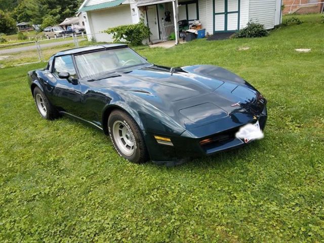 1980 Green Chevrolet Corvette Coupe
