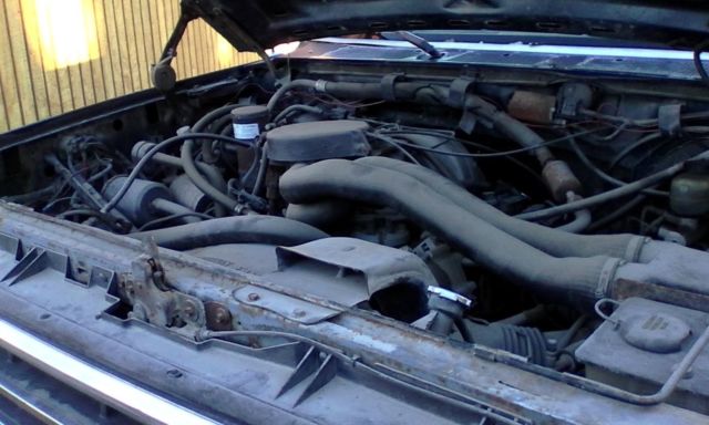 1990 Blue Ford F-150 Cab & Chassis