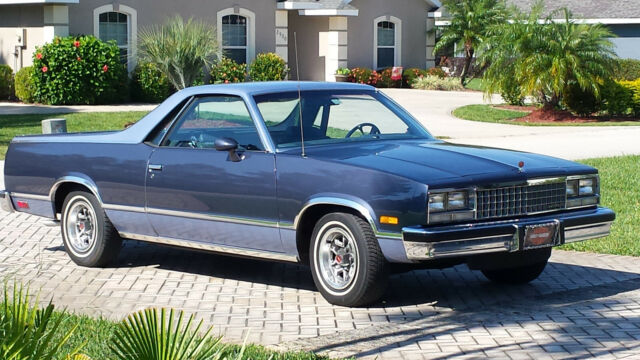 1983 Two Tone Blue Chevrolet El Camino Car / Truck
