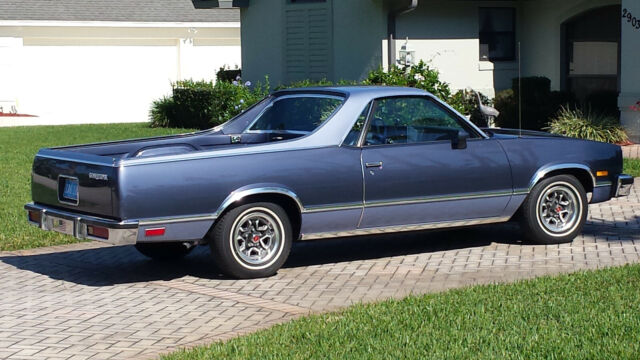 1983 Two Tone Blue Chevrolet El Camino Car / Truck
