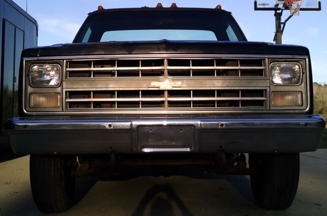 1985 Black Chevrolet C/K Pickup 3500 Standard Cab Pickup