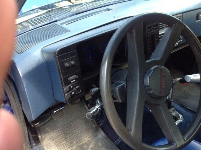 1986 Blue Chevrolet S-10 Standard Cab Pickup