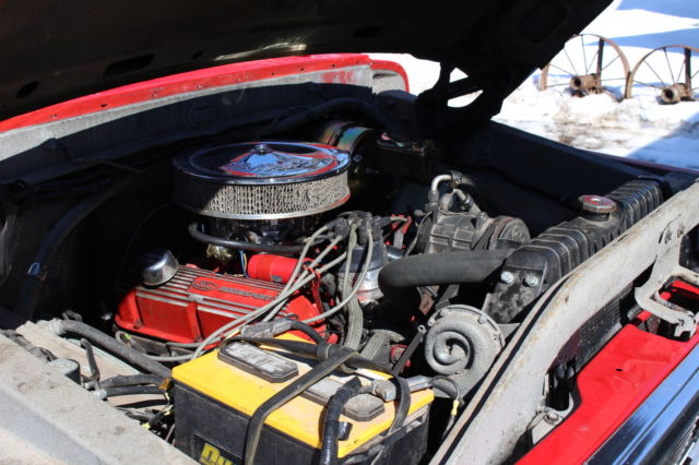 1970 Red and White Ford F-100 Standard Cab Pickup