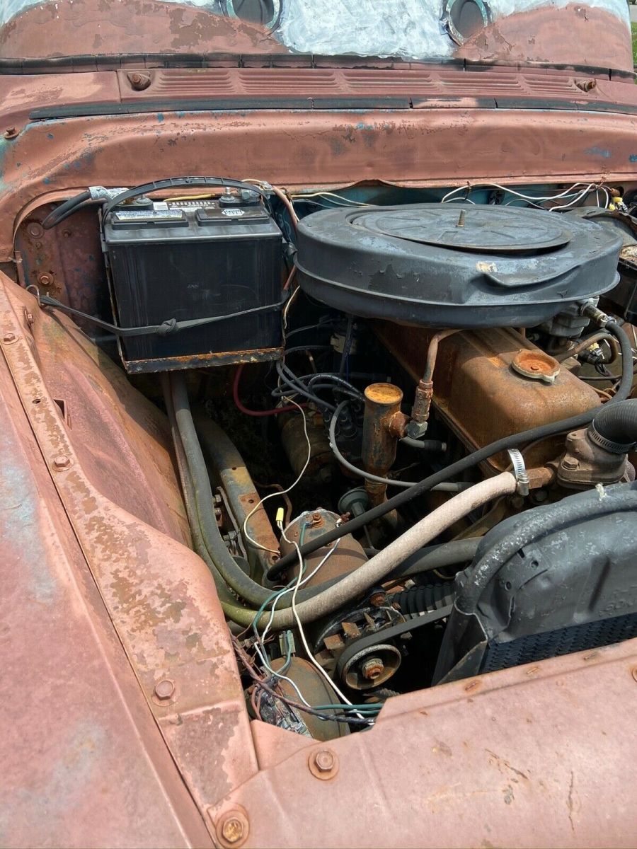 1958 Primer brown Chevrolet Truck Cab and working wrecker