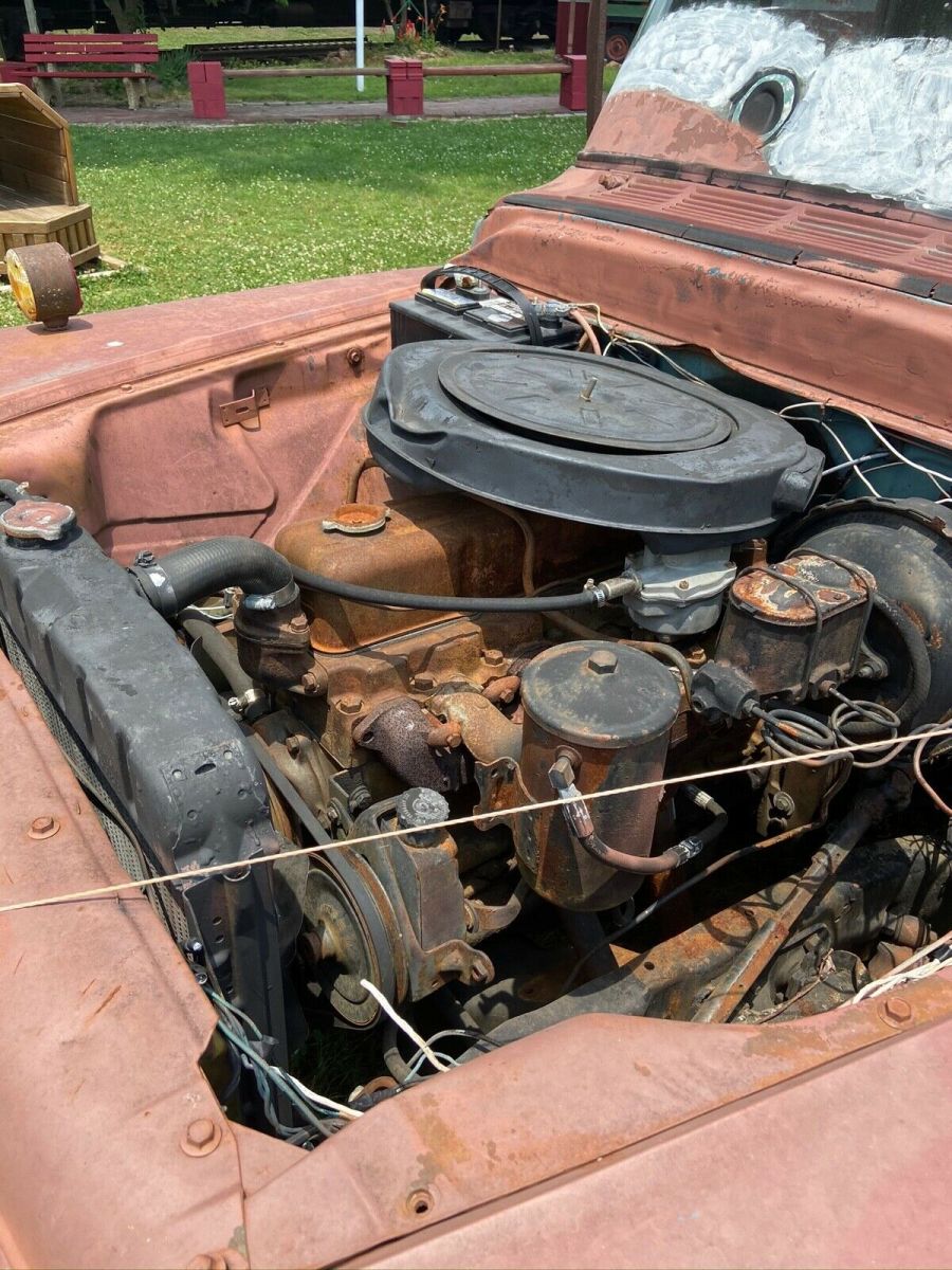 1958 Primer brown Chevrolet Truck Cab and working wrecker