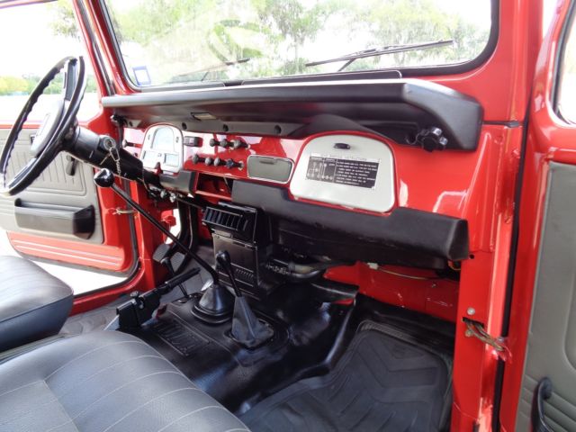 1981 Red Toyota Land Cruiser Removable Hardtop