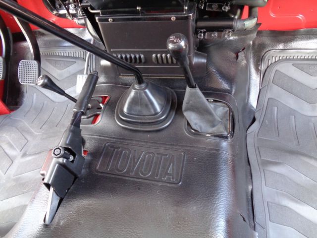 1981 Red Toyota Land Cruiser Removable Hardtop