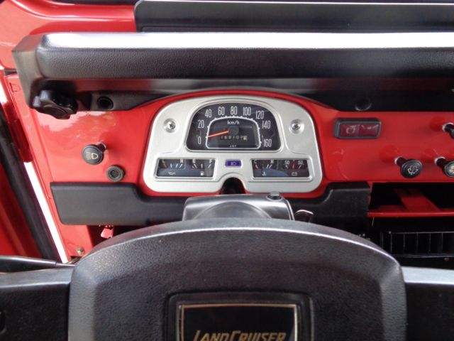 1981 Red Toyota Land Cruiser Removable Hardtop