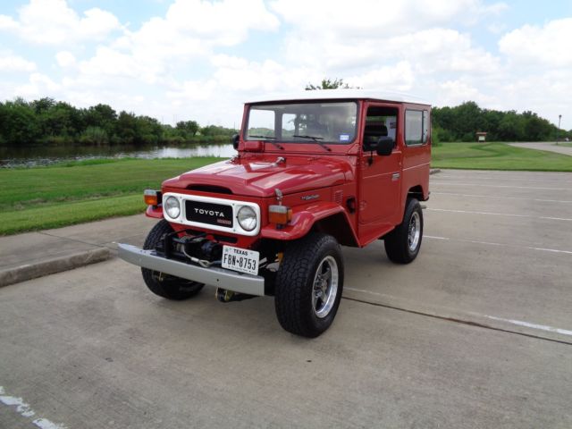 1981 Red Toyota Land Cruiser Removable Hardtop