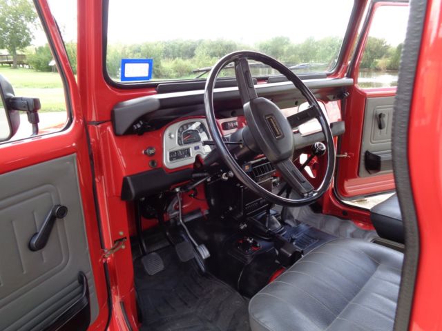 1981 Red Toyota Land Cruiser Removable Hardtop