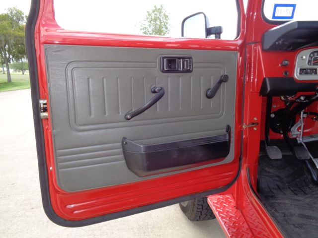 1981 Red Toyota Land Cruiser Removable Hardtop