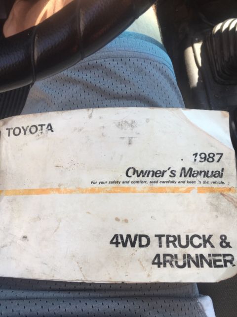 1987 Black Toyota 4Runner SUV