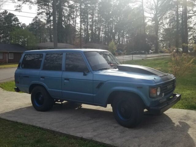 1983 Blue Toyota Land Cruiser