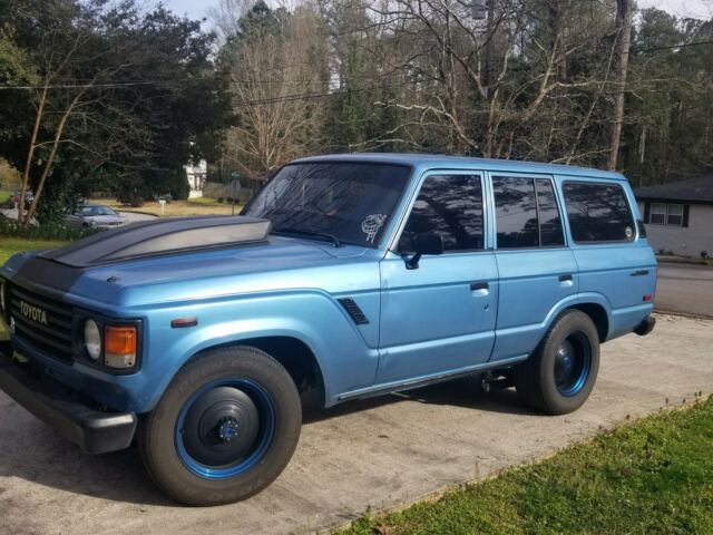 1983 Blue Toyota Land Cruiser