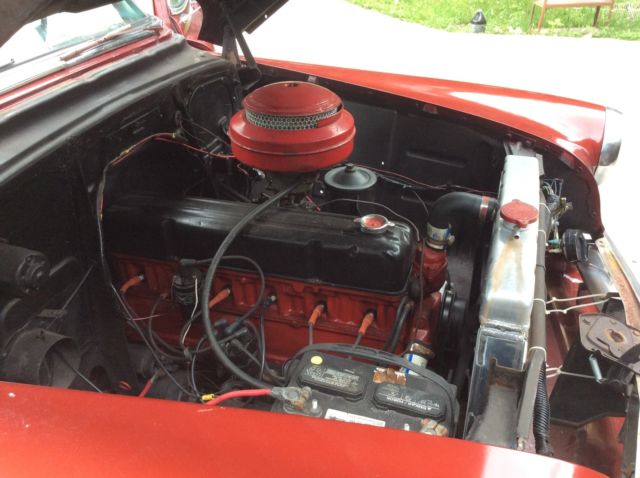 1954 Red Chevrolet Bel Air/150/210