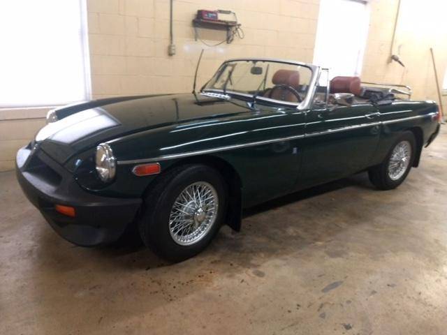 1974 Green MG MGB Convertible