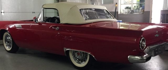 1957 Red Ford Thunderbird