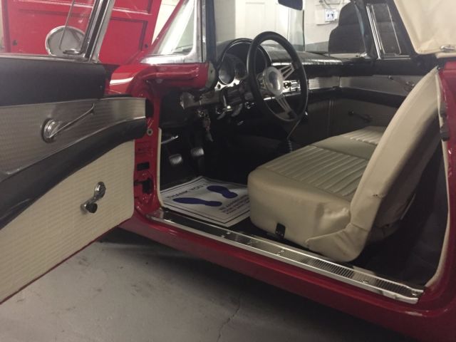 1957 Red Ford Thunderbird