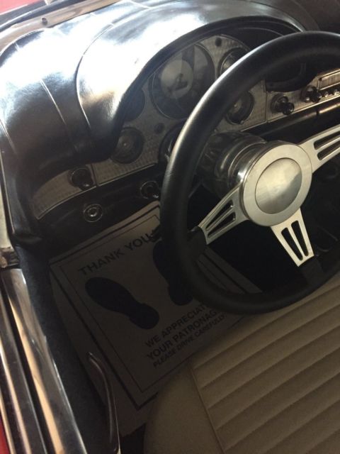 1957 Red Ford Thunderbird