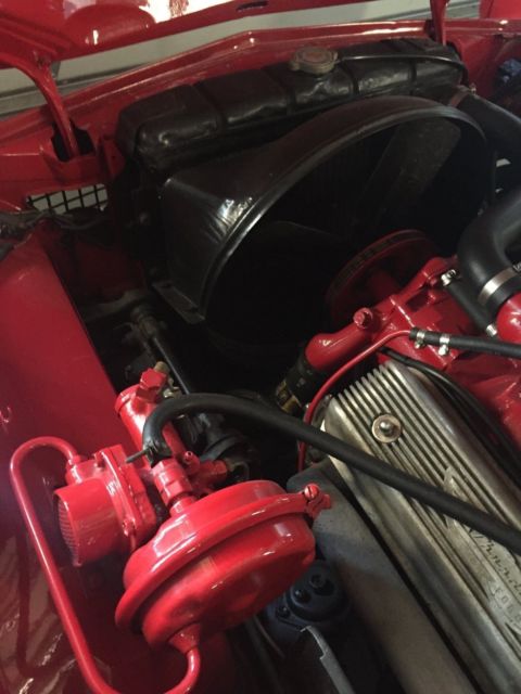 1957 Red Ford Thunderbird