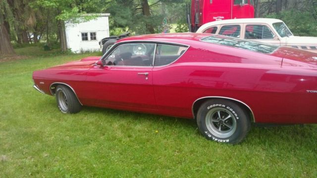 1968 Red Ford Torino Fastback