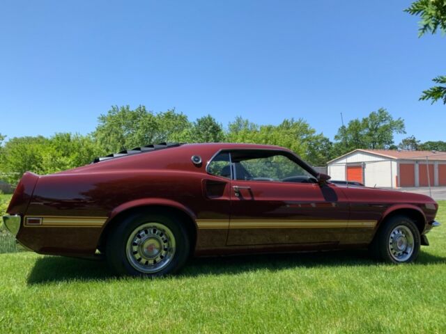 1969 Royal Maroon Ford Mustang Coupe