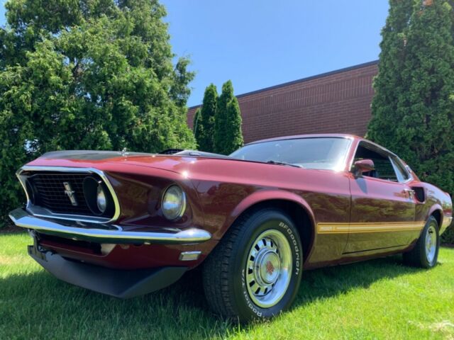 1969 Royal Maroon Ford Mustang Coupe
