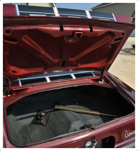 1974 Burgundy Chevrolet Camaro Coupe