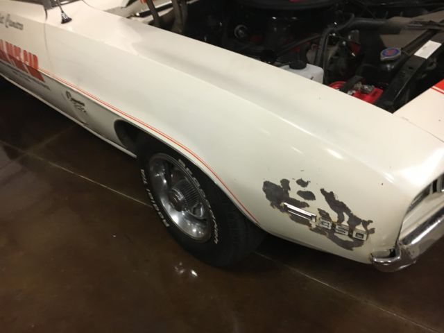 1969 White Chevrolet Camaro Convertible