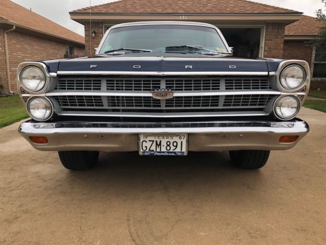 1967 Dark Metallic Blue Ford Fairlane Coupe