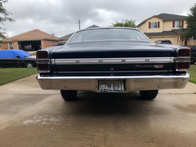 1967 Dark Metallic Blue Ford Fairlane Coupe