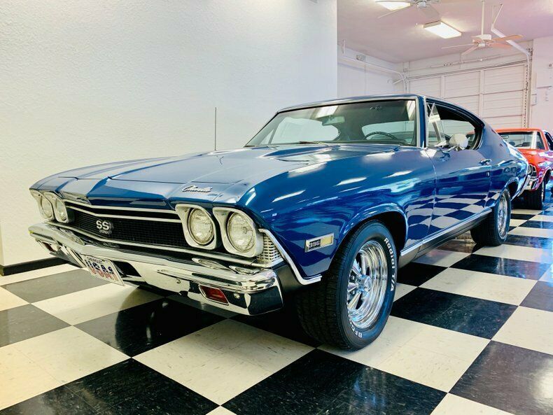 1968 Blue Chevrolet Chevelle Coupe