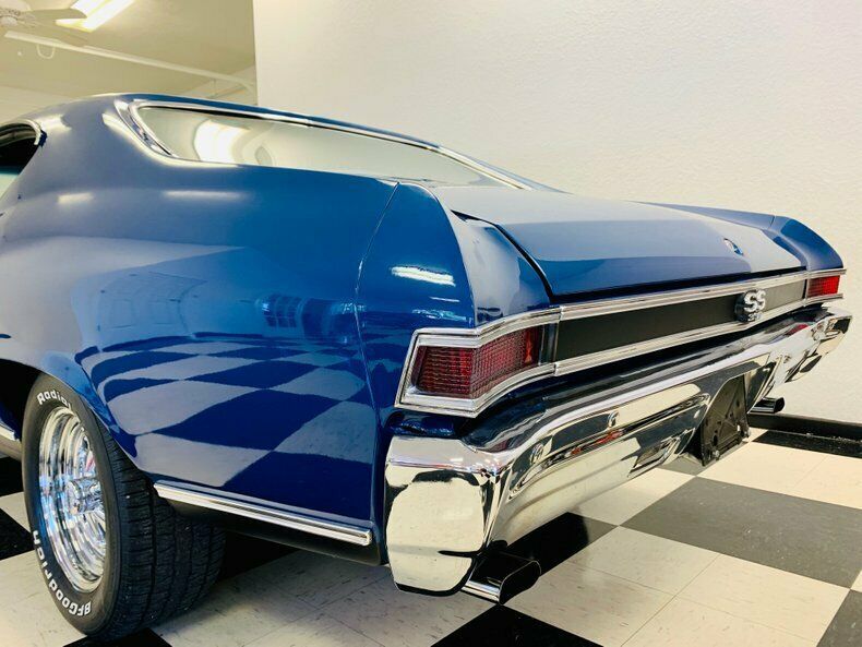 1968 Blue Chevrolet Chevelle Coupe