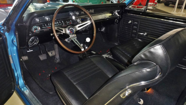 1967 Marina Blue Chevrolet Chevelle 2 Door Convertible
