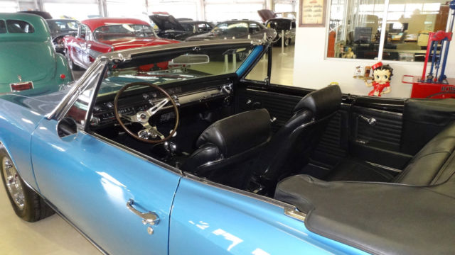 1967 Marina Blue Chevrolet Chevelle 2 Door Convertible