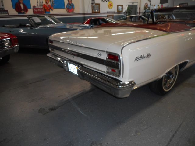 1964 White Chevrolet Malibu Convertible