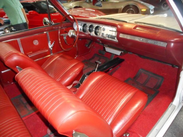 1964 White Chevrolet Malibu Convertible